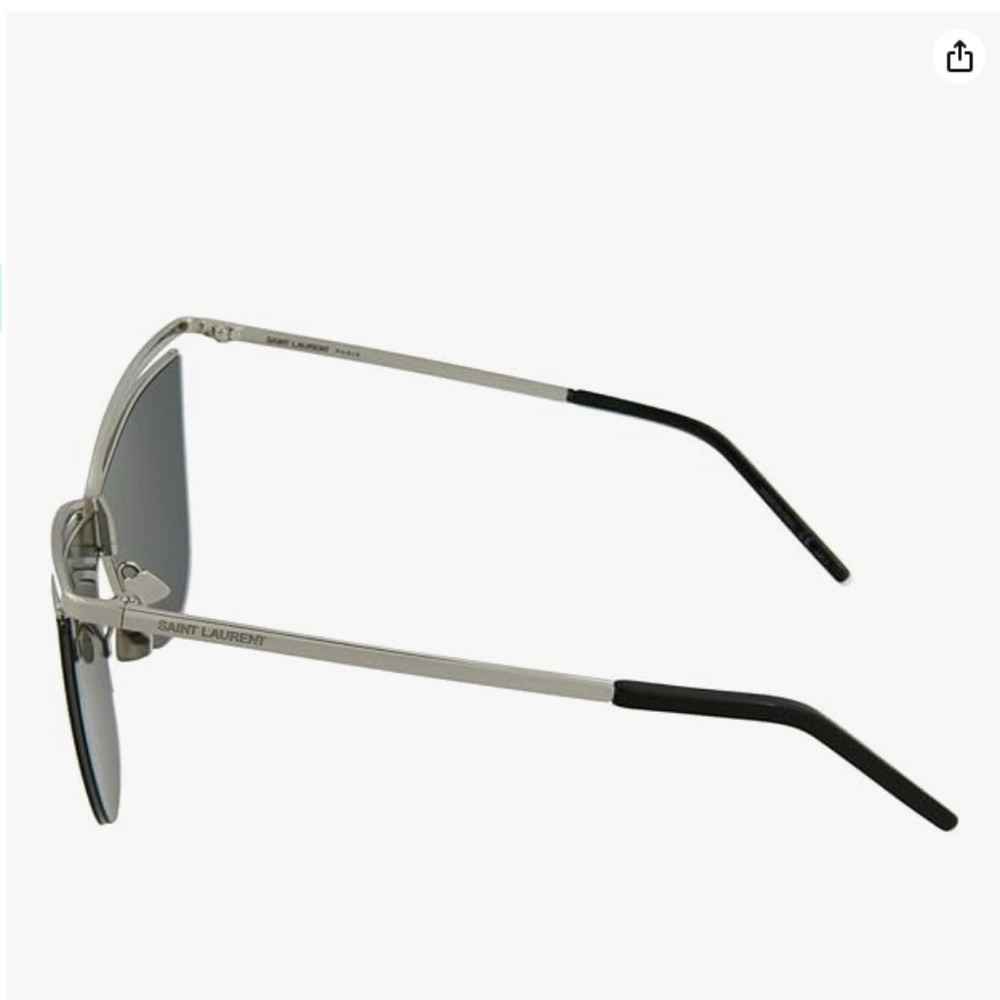 Saint Laurent Silver Mirror Lens Cat-Eye SL 249 Sunglasses - Picture 5 of 14